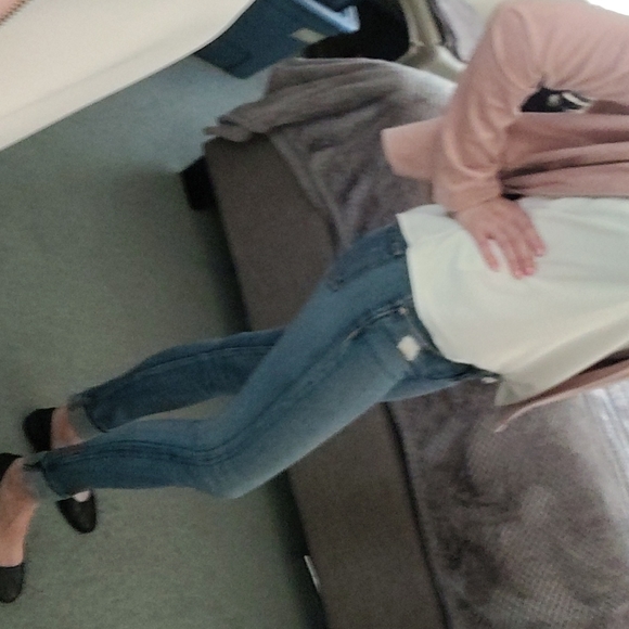 Rag & Bone Skinny Destructed Jeans - Picture 4 of 14